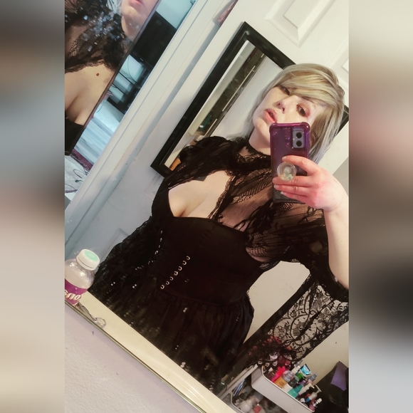 Dollskill Widow Lights Go Out mini dress - Picture 6 of 6